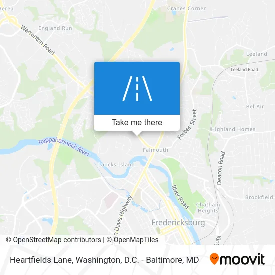Heartfields Lane map