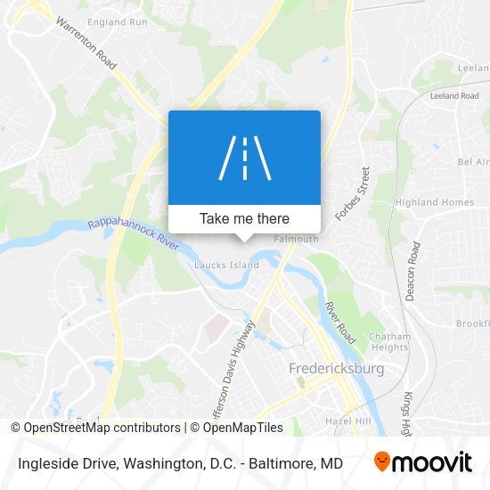 Mapa de Ingleside Drive