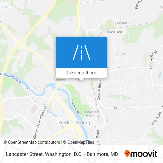 Mapa de Lancaster Street