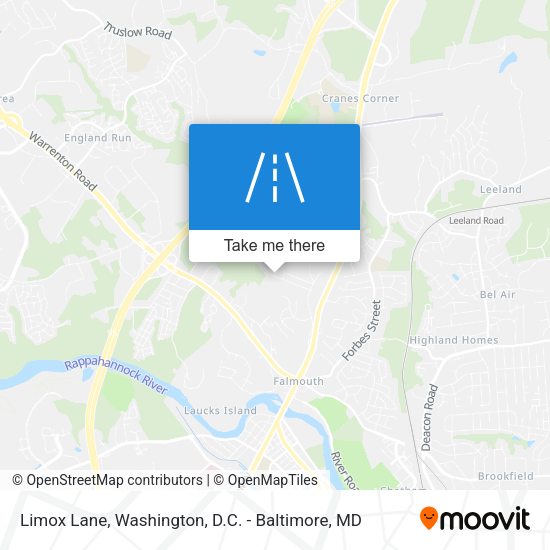 Limox Lane map