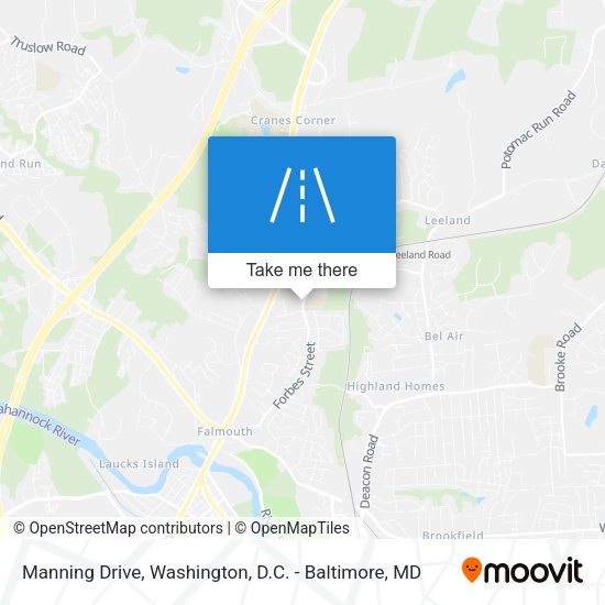 Mapa de Manning Drive