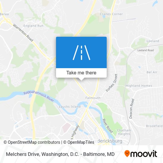 Melchers Drive map