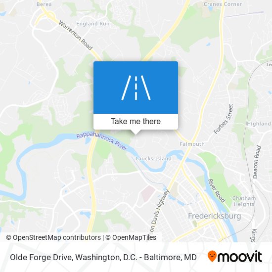 Olde Forge Drive map