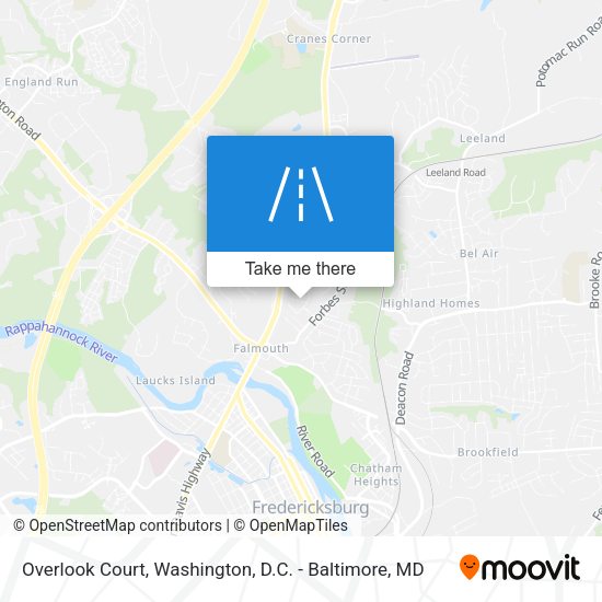 Mapa de Overlook Court