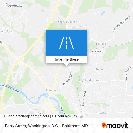 Perry Street map