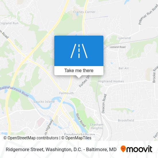 Ridgemore Street map