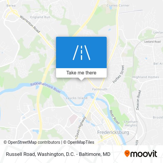 Russell Road map