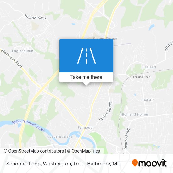 Schooler Loop map