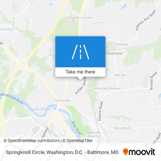 Mapa de Springknoll Circle