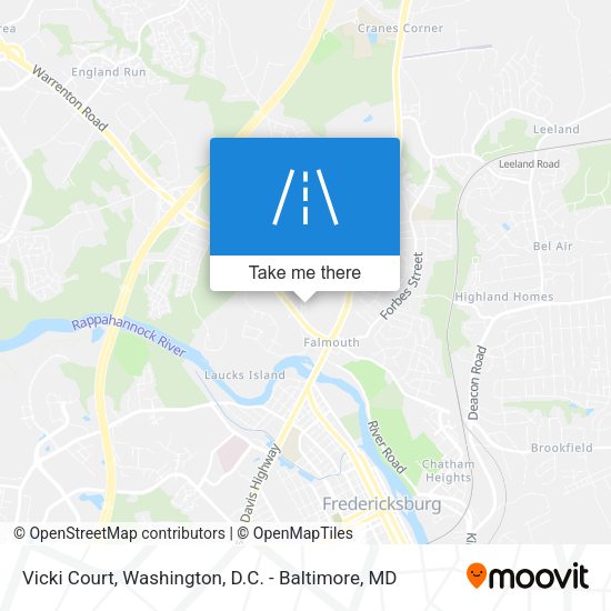 Vicki Court map
