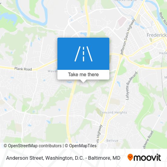 Mapa de Anderson Street