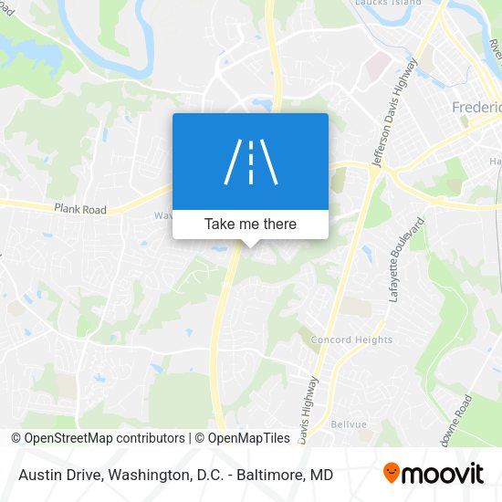 Mapa de Austin Drive