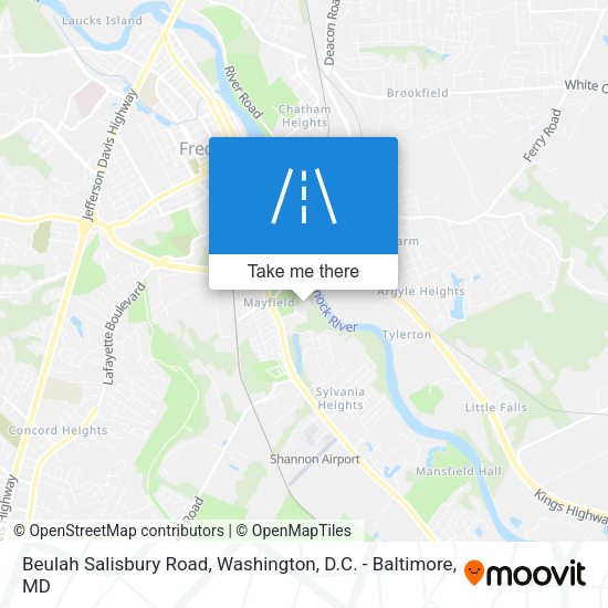 Beulah Salisbury Road map