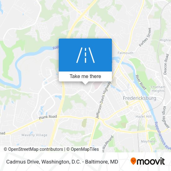 Cadmus Drive map