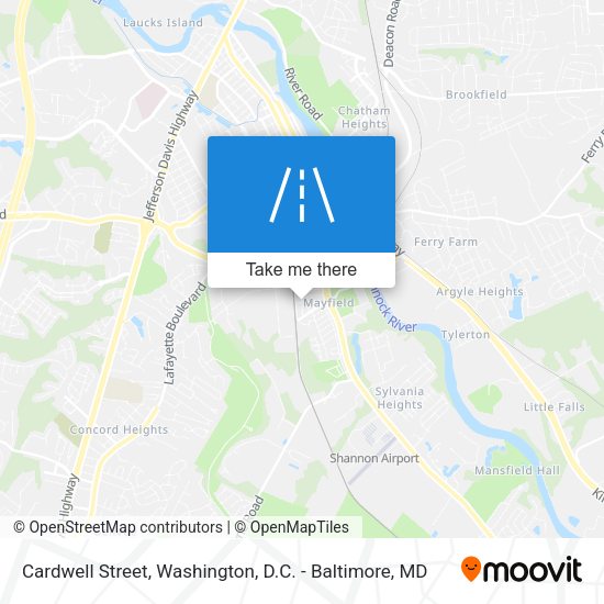 Cardwell Street map