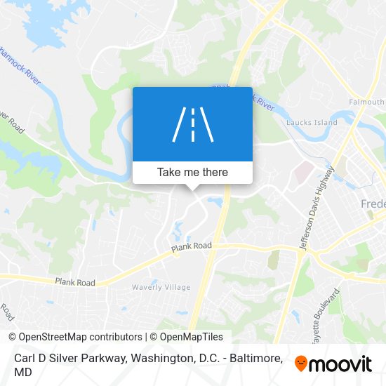 Mapa de Carl D Silver Parkway