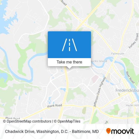 Chadwick Drive map