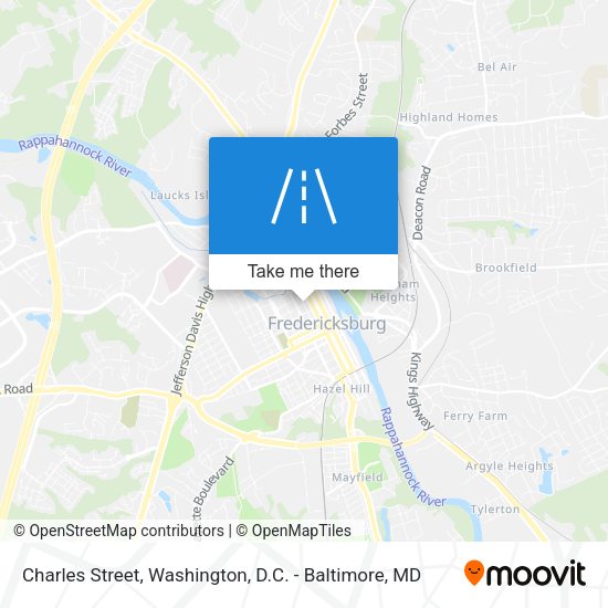 Charles Street map