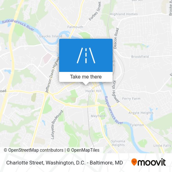 Charlotte Street map