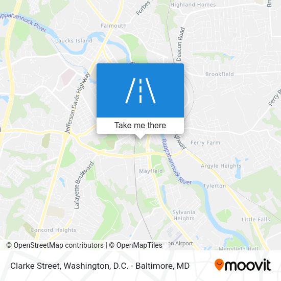 Clarke Street map