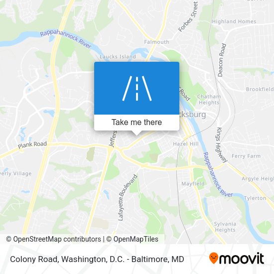 Colony Road map