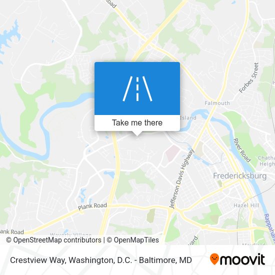 Crestview Way map