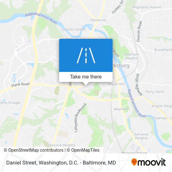 Daniel Street map