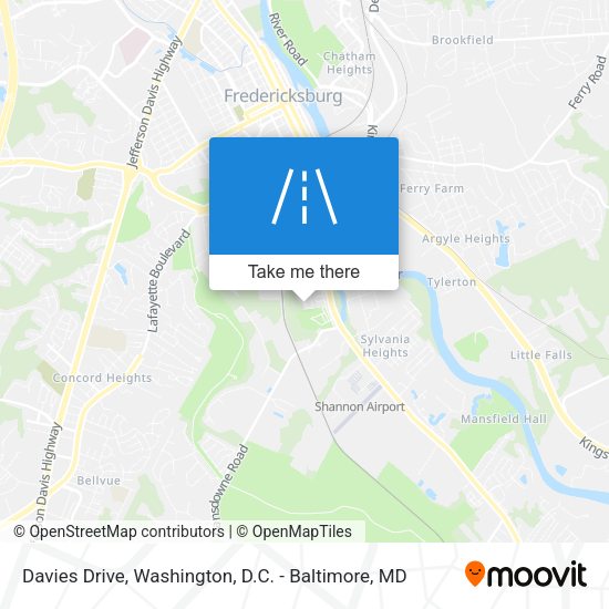 Davies Drive map