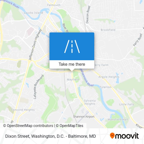 Mapa de Dixon Street