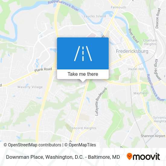 Mapa de Downman Place