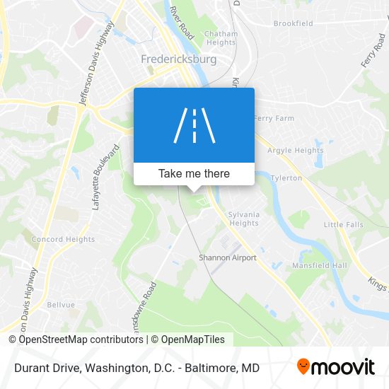 Durant Drive map