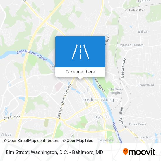 Elm Street map