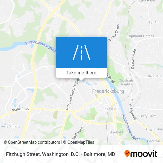 Fitzhugh Street map