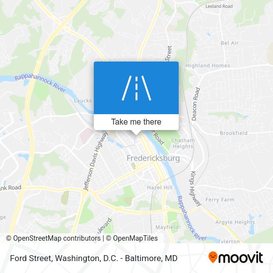 Ford Street map