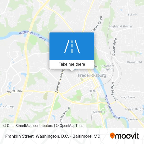 Franklin Street map