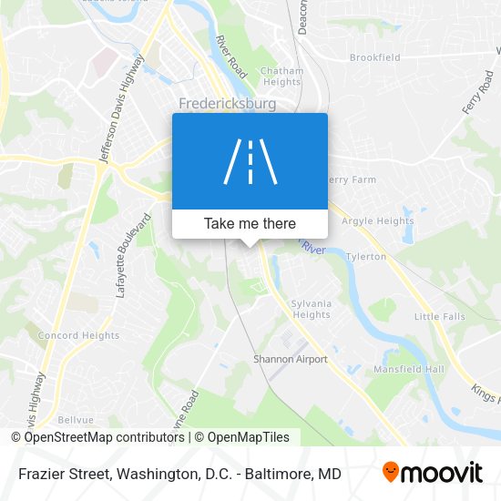 Mapa de Frazier Street
