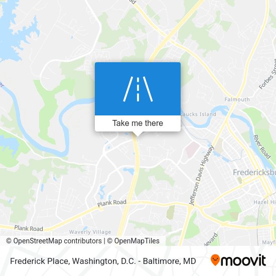 Frederick Place map