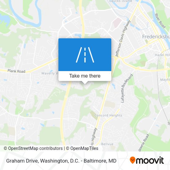 Graham Drive map