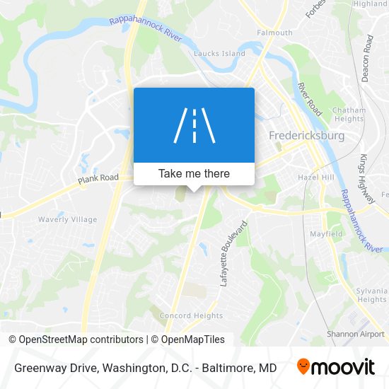 Mapa de Greenway Drive