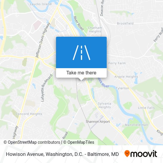 Howison Avenue map