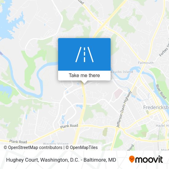 Hughey Court map