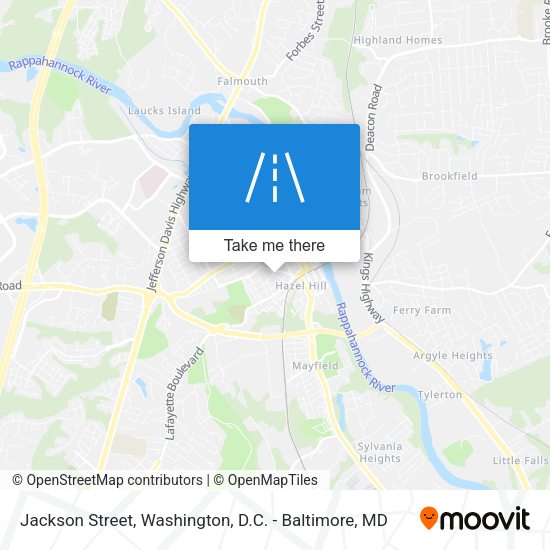 Mapa de Jackson Street