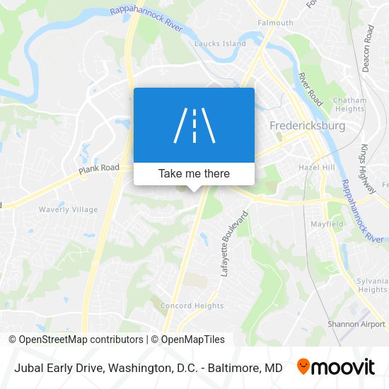 Jubal Early Drive map