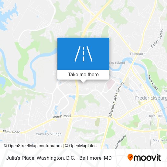Julia's Place map