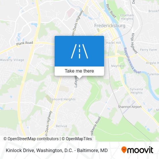 Kinlock Drive map