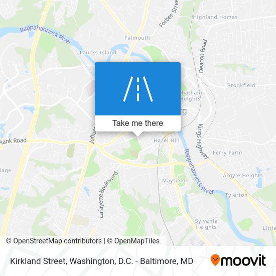 Kirkland Street map