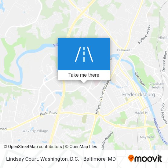 Lindsay Court map