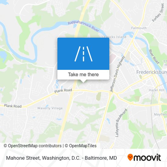 Mahone Street map