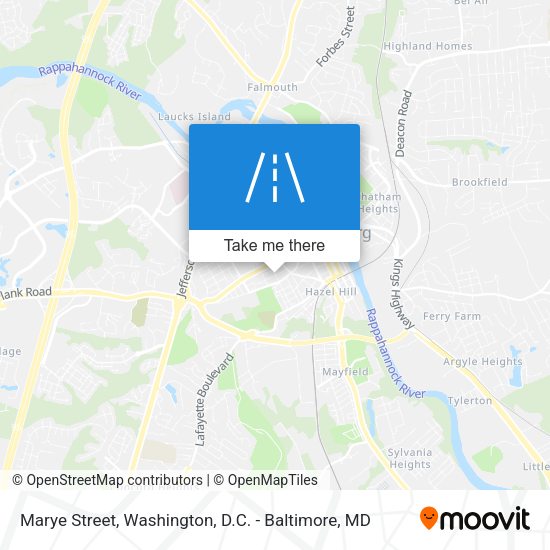 Marye Street map