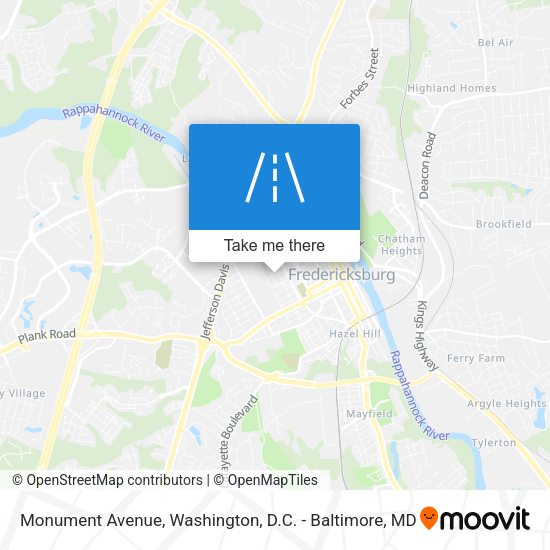 Mapa de Monument Avenue